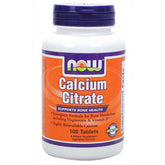 Citrate de calcium plus citrate de magnésium et de calcium 300mg 100 gélules NOW FOODS